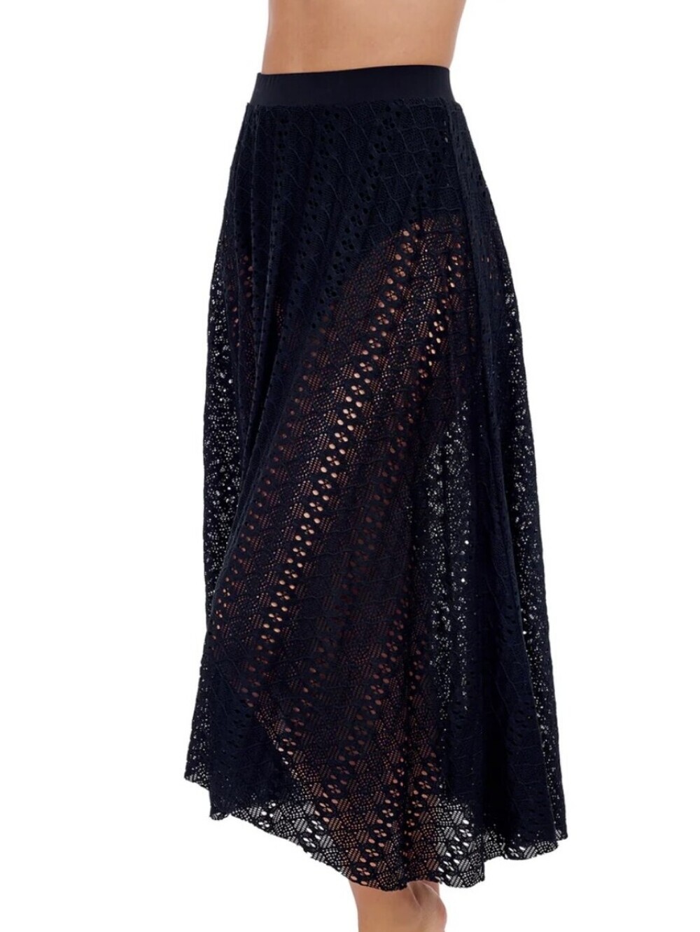 Profile By Gottex Tutti Frutti Tuxture Pull On Cover Up Skirt Size M NWT.